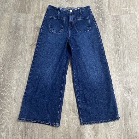 Zara Denim - Zara High Rise Baggy Jeans Size 8 28x24